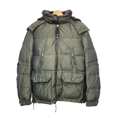 PARAJUMPERS(パラジャンパーズ) ダウンジャケット サイズXSMALL. レディース美品  - カーキ 長袖/ジップアップ/フード着脱可能/冬のサムネイル