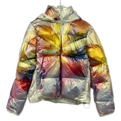 Desigual(デシグアル) ブルゾン サイズM レディース美品  - イエロー×ピンク×マルチ 長袖/ジップアップ/中綿/冬のサムネイル