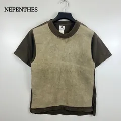NEPENTHES 90s archive "凡" suede docking Tee ネペンテス オールド スウェードドッキング Tシャツ レア アーカイブのサムネイル