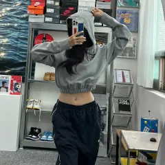 (WOMEN L)ナイキ クロップド フード - Y285