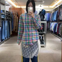 L(14-16) POLO ポロラルフローレン CHECK シャツ