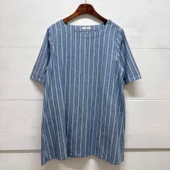 ストライプ コットン ミニ ONE PIECE