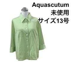 アクアスキュータム 半袖ブラウス 8号 トープ - メルカリ
