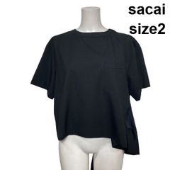 渡辺 満里奈”《25年 試着程度の美品》☆sacai サカイ☆カットソー 黒