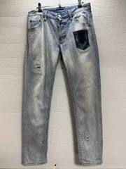 DSQUARED2 ウォッシュ デニム ジーンズ (スリム ジーン)(eu46)30-31 正規品