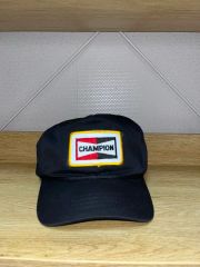 CHAMPION 企業ロゴ メッシュキャップ ブラック ヴィンテージ usa製