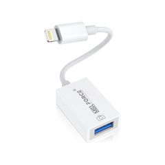 日本の中小企業 MSL FORCE Lightning (オス) USBアダプタ メスUSB 3.0 OTGケーブル カメラ カードリーダー MIDIキーボード マウスの接続をサポート uc0115 1個