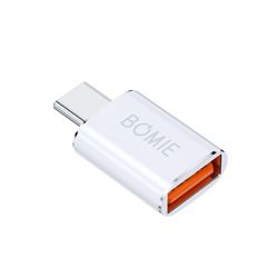 BOMIE USB Type-C 変換アダプタ USB 3.2 Gen2 (メス) to USB-C (オス) 変換アダプタ 10Gbps 高速データ転送 3A 急速充電 OTG対応 アルミ製外装 Ma c Book Pro/Air Phone 17 ...