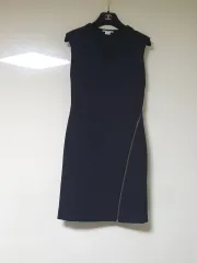 ヘルムート・ラング Helmut Lang スリーブレス ジッパー ワンピース (S)のサムネイル