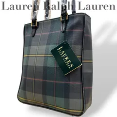 ☆★新品未使用★LAUREN RALPH LAUREN　ローレン　ラルフローレン★トートバッグ　肩掛け　タグ付き　チェック柄　ロゴ★♯2527
