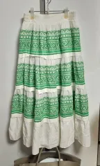 正規品) マージュ 刺繍 コットン ロング丈スカートのサムネイル