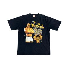 希少 THE ROCK WWF プロレス 両面プリント Tシャツrap Tee - メルカリ