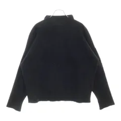 CHROME HEARTS (クロムハーツ) ハラコクロスパッチ ハイネック ニットセーター ブラックのサムネイル