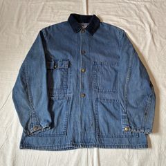 50s 60s CARTER'Sカバーオール 裏地なし デニムジャケットワーク