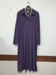 特価新) N5196 Chico's シャツ ロング ONE PIECE ジャージスタイル ロールアップ