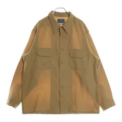 PENDLETON (ペンドルトン) 70S VINTAGE ロングスリーブ オープンカラー ウールシャツ ベージュのサムネイル