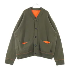 Sacai (サカイ) 22AW S Studs Cashmere Knit Cardigan 22-02859M スタッズ コットンカシミヤ ニットカーディガン カーキのサムネイル