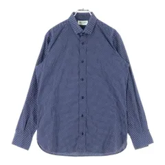 SAINT LAURENT PARIS (サンローランパリ) 13AW Polka Dot L/S Shirt ポルカドット 長袖シャツ ネイビー 323920 YM71Pのサムネイル