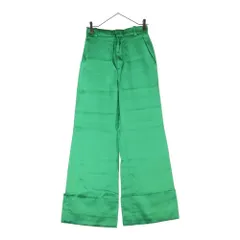 GUCCI (グッチ) 17SS Satin Slacks サテンスラックスパンツ グリーン 470921 ZHA45のサムネイル