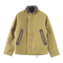 TROPHY CLOTHING (トロフィークロージング) 裏地ボア ジップアップ デッキジャケット ブラウンのサムネイル