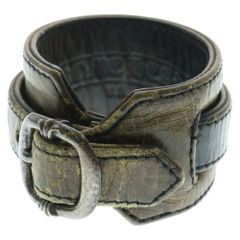 CHROME HEARTS (クロムハーツ) R&R ロックンロール レザーブレスレット