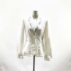 ラコステ レディース コットン リネン ジャケット 90 ジーンズ センス