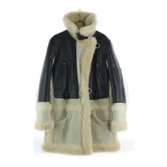COACH (コーチ) 1941 切り替え レザームートン コート ブラック/グレーのサムネイル