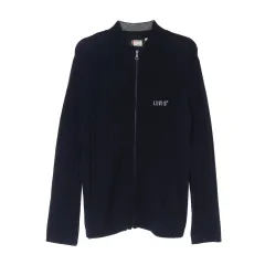 L リーバイス ロゴ ネイビー BIG ゴージ ジップアップ カーディガン ジャケットのサムネイル