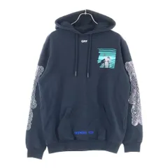 OFF-WHITE (オフホワイト) 17AW Hoodie Woman ラインストーン装飾 プルオーバースウェットパーカー フーディー ブラック レディース OWBB008F17003154のサムネイル