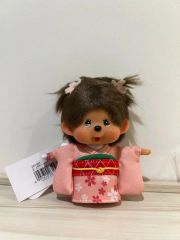 タグ付き 赤色着物のモンチッチ ぬいぐるみ 約20cm - メルカリ