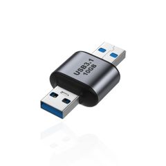 BOOHUQICH usb type-c 変換アダプタ USB C to USB 3.1 メスメス 変換コネクタ 最大10Gbps高速データ転送 OTG 延長アダプタ その他 USB-C 端末用((USB-A オス to USB-A オス)