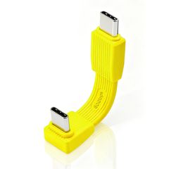 Duttek 80Gbps USB-C充電ケーブル短い(6CM), L字型240W USB Type Cタイプオスオス変換ケーブル 80Gbps 高速データ転送, 240W 超高速充電, 映像を8K@60Hz対応, Thunderbolt 5 /ip ...