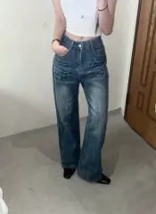 ワイドデニムパンツ ズボン