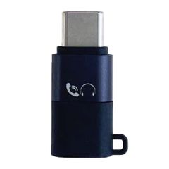 QISI USB C 変換アダプタ USB 3.0 高速データ転送が USB Type-CオスからUSBメス OTGコンバーター (Type-CオスLメス(通話+音楽用))