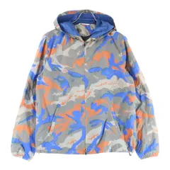 VALENTINO (ヴァレンティノ) ペイント総柄 フード付き ナイロンジャケット マルチカラーのサムネイル