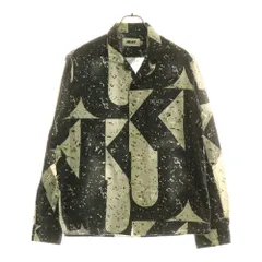 Palace Skateboards (パレススケートボーズ) 17AW Spiritual Flake Shirt スピリチュアル フレーク 総柄 オープンカラー 長袖シャツ ブラック/ホワイトのサムネイル