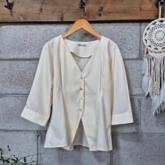 Muiri】ラップシャツ 白 | Mercari