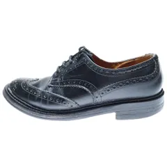 Tricker's (トリッカーズ) M5633 BOURTON バートン ウィングチップ レザーシューズ ブラックのサムネイル
