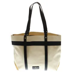 LANVIN (ランバン) セイラートートバッグ ロゴトートバッグ アイボリー/ブラックのサムネイル