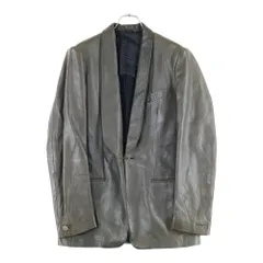 Maison Margiela 14 (メゾンマルジェラ) ここのえ期 Leather Jacket 1B レザーテーラードジャケット ブラウンのサムネイル