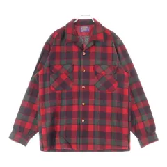 PENDLETON (ペンドルトン) 60S VINTAGE WOOL L/S CHECK SHIRT ヴィンテージ ウール 長袖シャツ レッド/ブラックのサムネイル