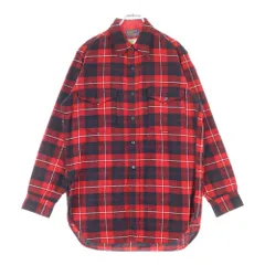 PENDLETON (ペンドルトン) 50S VINTAGE WOOL L/S CHECK SHIRT ヴィンテージ ウール チェック 長袖シャツ レッド/ブラックのサムネイル