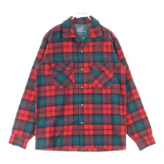 PENDLETON (ペンドルトン) 50S VINTAGE WOOL L/S CHECK SHIRT ヴィンテージ ウール チェック 長袖シャツ レッド/グリーンのサムネイル