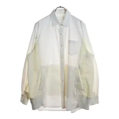 Sacai (サカイ) COTTON POPLIN SHIRT コットン ポプリン 長袖シャツ ホワイト 24-03326Mのサムネイル