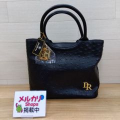 Roberta Saldena ハンドバッグ ブラック オーストリッチ調 - メルカリ