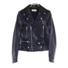 最終値下げ】SAINT LAURENT ラムレザージップアップブルゾン 42 - メルカリ