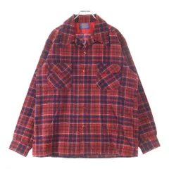 PENDLETON (ペンドルトン) 60S VINTAGE CHECK L/S SHIRT チェック 長袖 シャツ ヴィンテージ レッド/ネイビー/ホワイトのサムネイル
