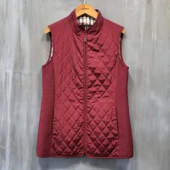 DAKS キルティング ジップアップ ベスト/レディース(90)/ST1478