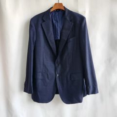 BEAMS F ビームスF オリジナルジャケット 48 ネイビー ホップサック BEAMS F（ビームスF）BEAMS F EXCLUSIVE FABRIC ウール ネイビーホップ