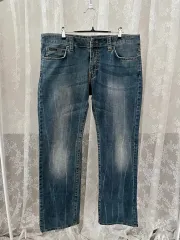 34) カルバン・クライン ジーン ヴィンテージ ウォッシュ デニム パンツ